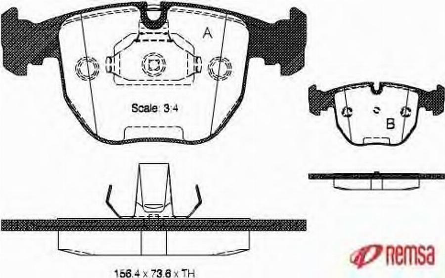 Metzger 059610 - Bremžu uzliku kompl., Disku bremzes www.autospares.lv