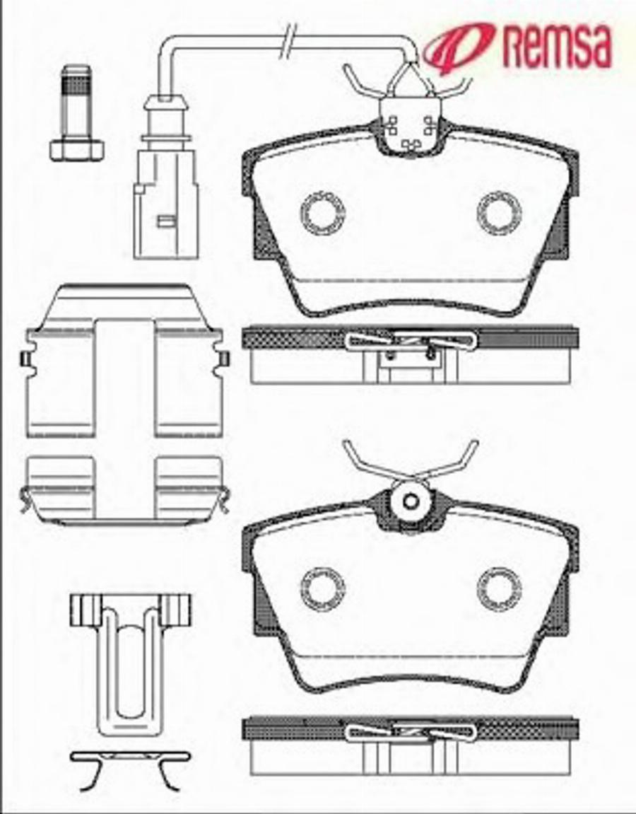 Metzger 0591.12 - Тормозные колодки, дисковые, комплект www.autospares.lv