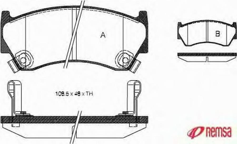 Metzger 0592.02 - Brake Pad Set, disc brake www.autospares.lv