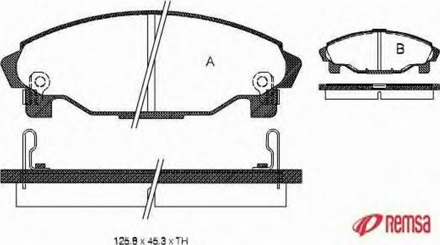 Metzger 050102 - Bremžu uzliku kompl., Disku bremzes www.autospares.lv