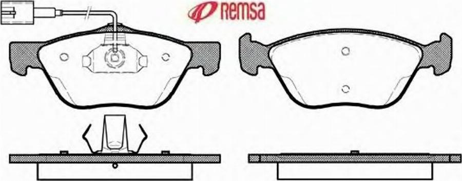 Metzger 058942 - Brake Pad Set, disc brake www.autospares.lv