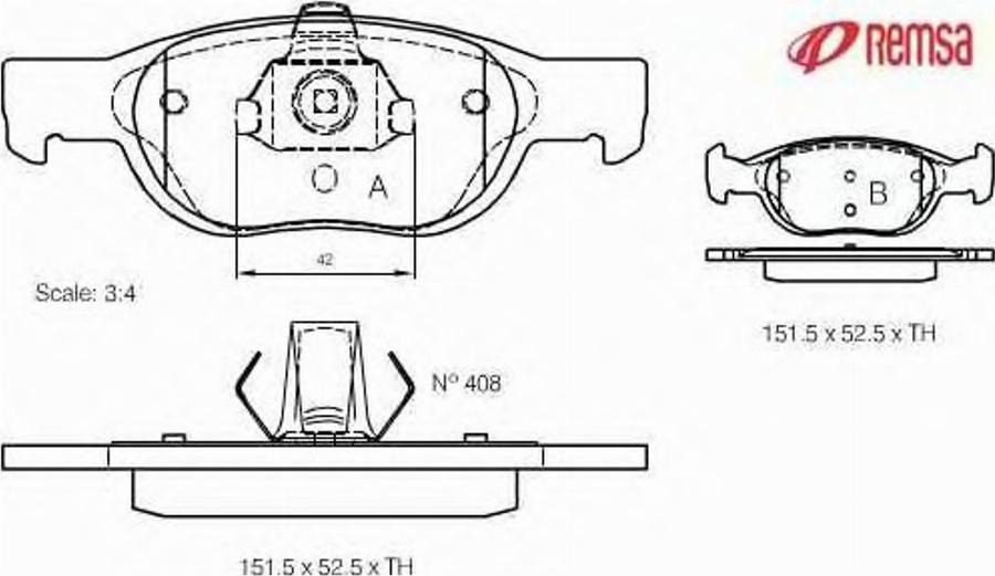 Metzger 058810 - Bremžu uzliku kompl., Disku bremzes www.autospares.lv