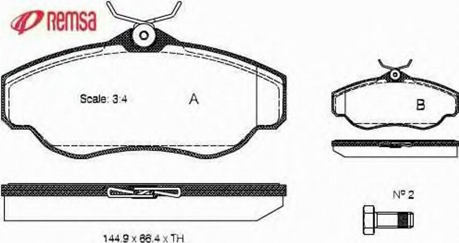 Metzger 0576.00 - Bremžu uzliku kompl., Disku bremzes www.autospares.lv