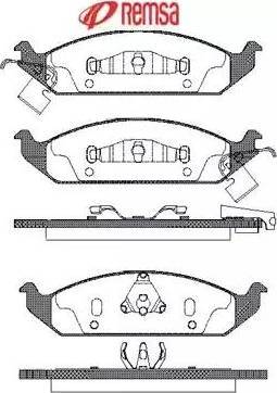 Metzger 1170736 - Bremžu uzliku kompl., Disku bremzes www.autospares.lv