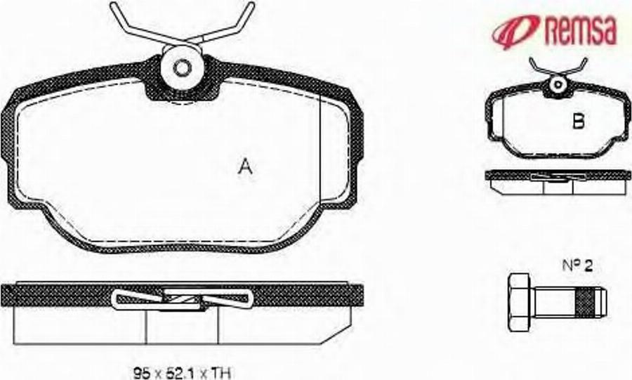 Metzger 0577.00 - Bremžu uzliku kompl., Disku bremzes www.autospares.lv