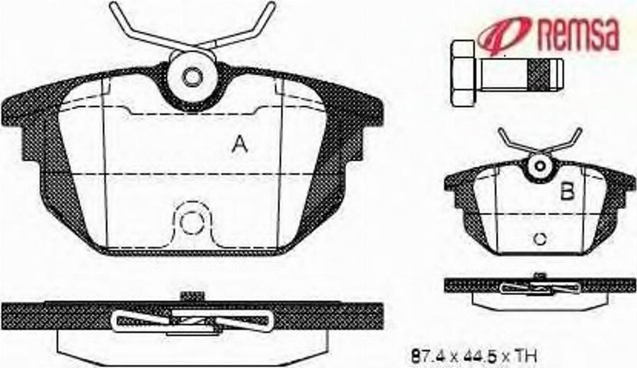 Metzger 069200 - Bremžu uzliku kompl., Disku bremzes www.autospares.lv