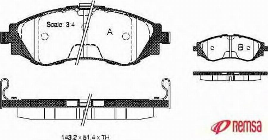 Metzger 064502 - Bremžu uzliku kompl., Disku bremzes www.autospares.lv