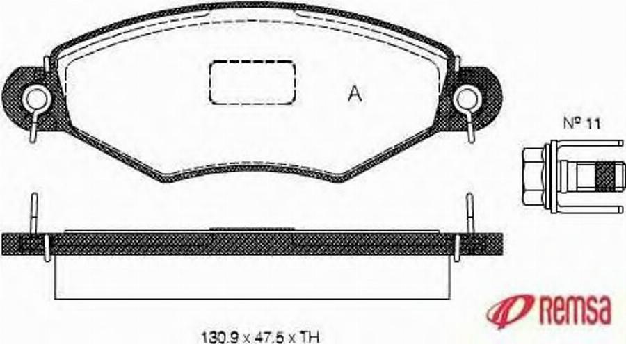 Metzger 0643.10 - Bremžu uzliku kompl., Disku bremzes autospares.lv