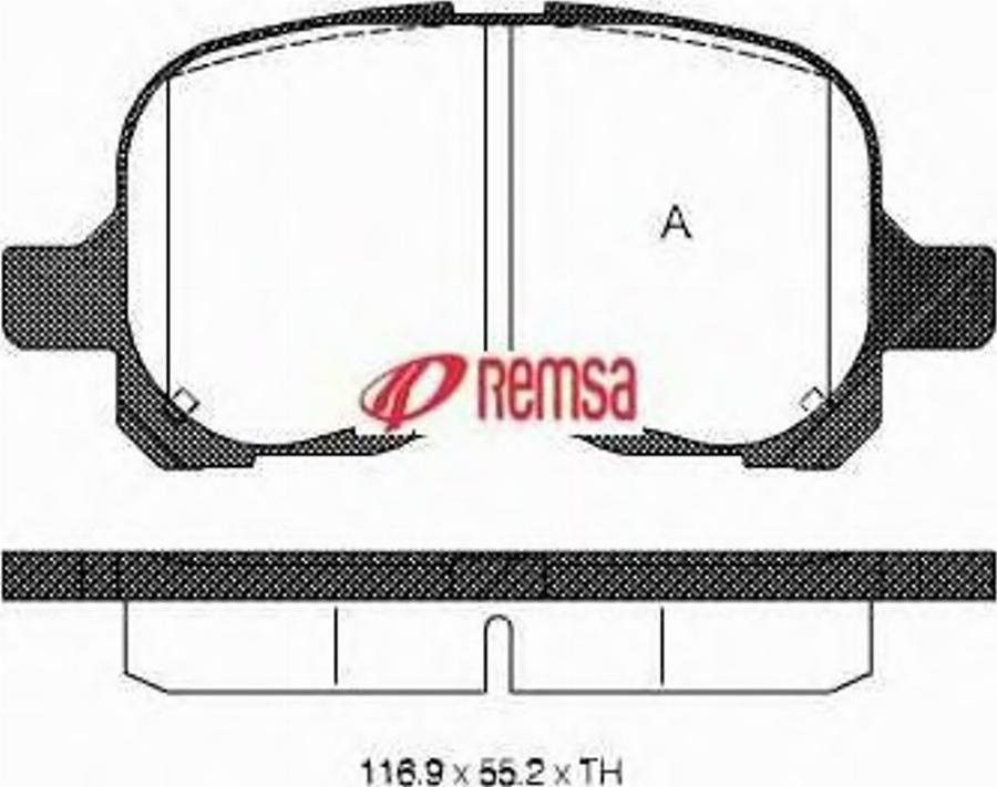 Metzger 065200 - Brake Pad Set, disc brake www.autospares.lv