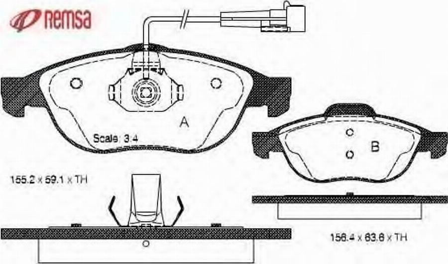 Metzger 0660.02 - Brake Pad Set, disc brake www.autospares.lv