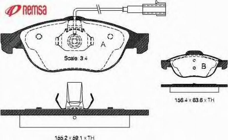 Metzger 0660.22 - Brake Pad Set, disc brake www.autospares.lv