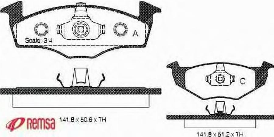 Metzger 0609.10 - Bremžu uzliku kompl., Disku bremzes www.autospares.lv