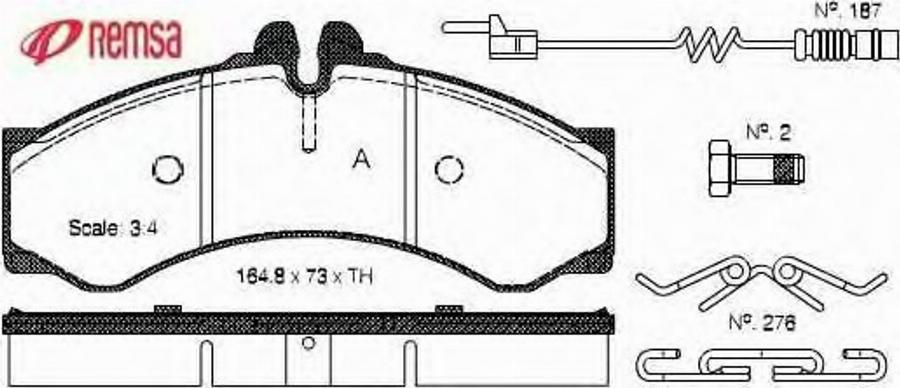 Metzger 061402 - Тормозные колодки, дисковые, комплект www.autospares.lv