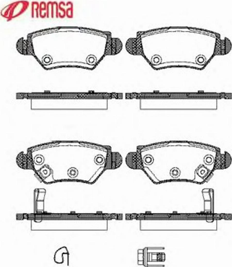 Metzger 068522 - Bremžu uzliku kompl., Disku bremzes autospares.lv