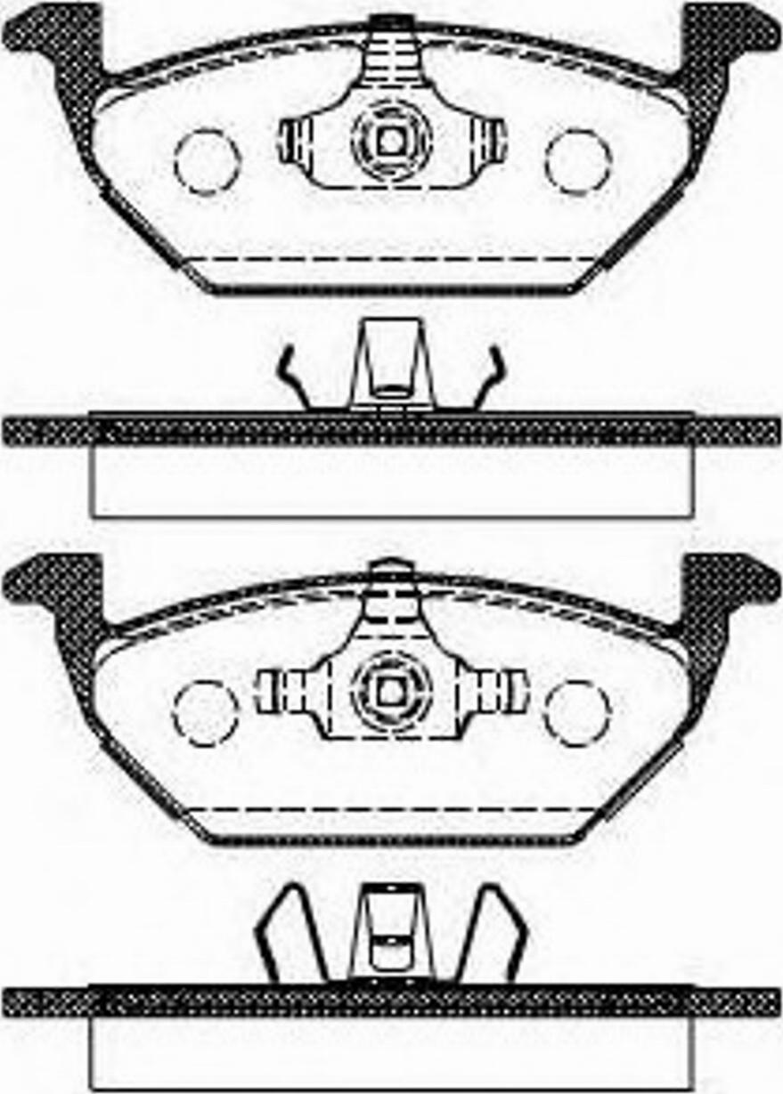 Metzger 0633.20 - Тормозные колодки, дисковые, комплект www.autospares.lv