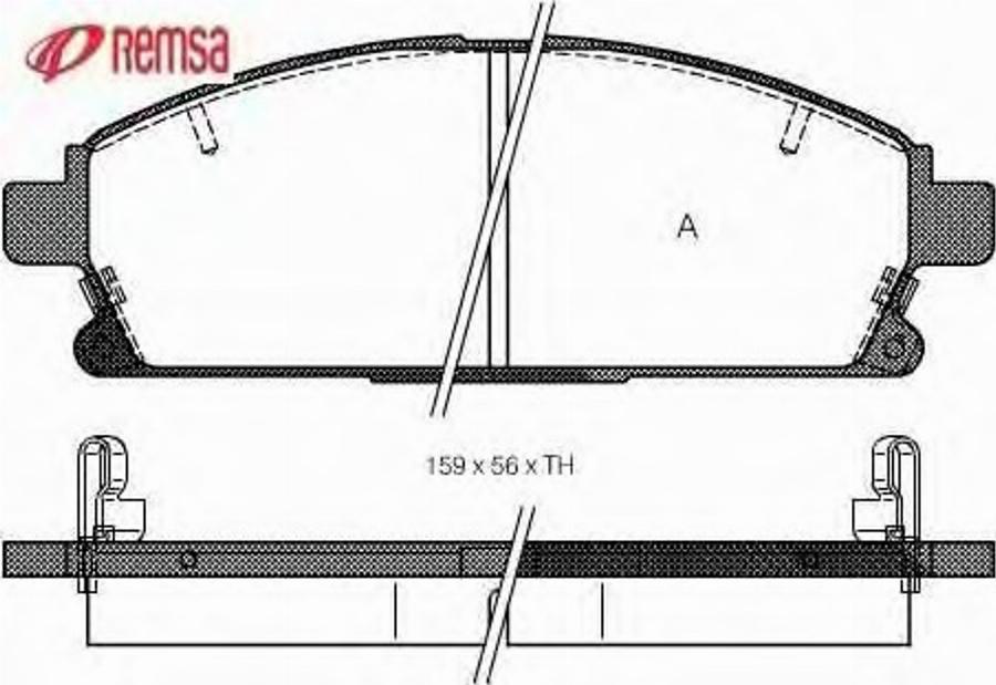 Metzger 0674.12 - Brake Pad Set, disc brake www.autospares.lv