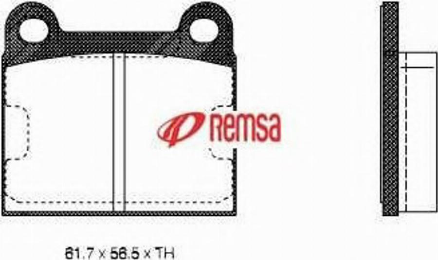 Metzger 000660 - Brake Pad Set, disc brake www.autospares.lv