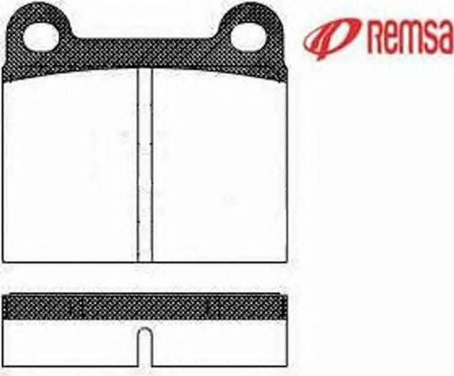 Metzger 000200 - Brake Pad Set, disc brake www.autospares.lv