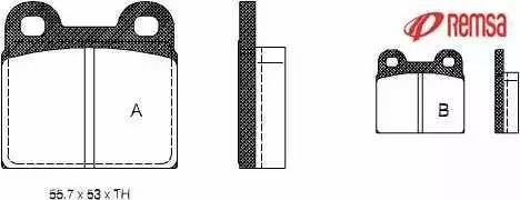 Lemförder 20549 03 - Brake Pad Set, disc brake www.autospares.lv