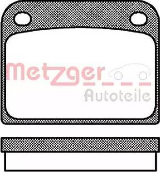 Metzger 1170704 - Bremžu uzliku kompl., Disku bremzes www.autospares.lv