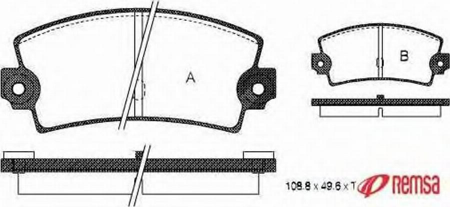 Metzger 002136 - Bremžu uzliku kompl., Disku bremzes autospares.lv