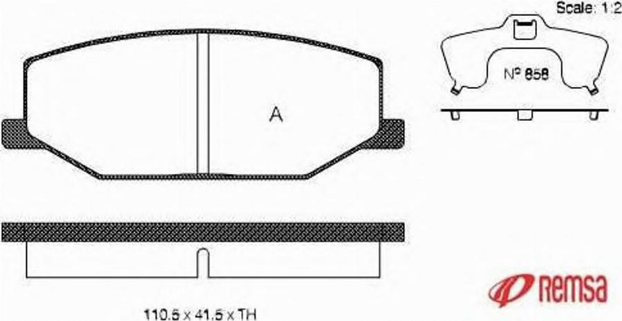 Metzger 019010 - Brake Pad Set, disc brake www.autospares.lv