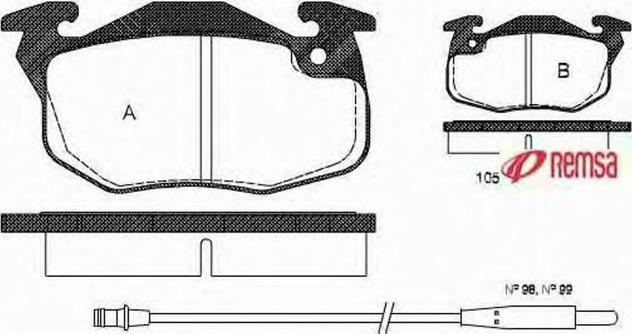 Metzger 019212 - Bremžu uzliku kompl., Disku bremzes autospares.lv