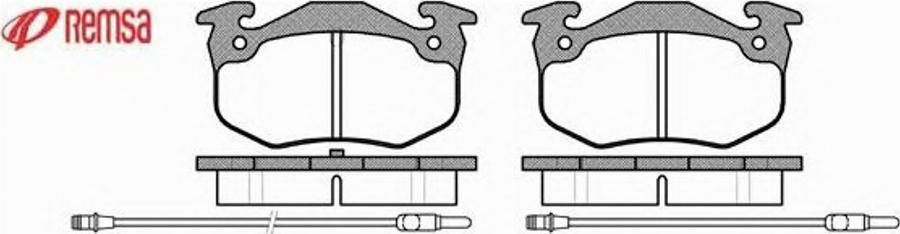 Metzger 014423 - Bremžu uzliku kompl., Disku bremzes www.autospares.lv