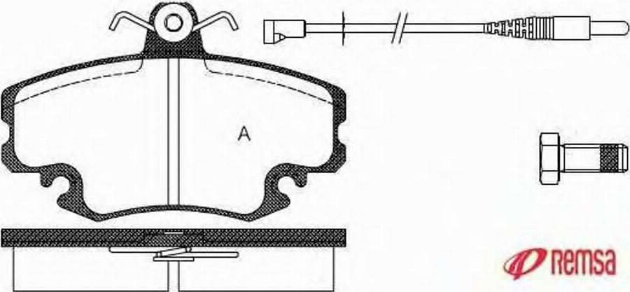 Metzger 014132 - Bremžu uzliku kompl., Disku bremzes www.autospares.lv