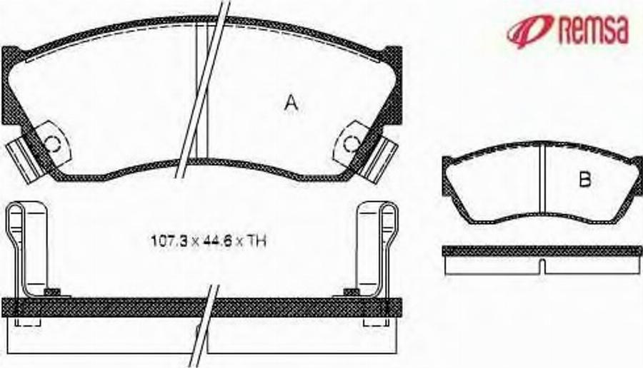 Metzger 014722 - Brake Pad Set, disc brake www.autospares.lv