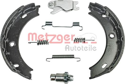 Metzger 0152007 - Brake Shoe Set, parking brake www.autospares.lv