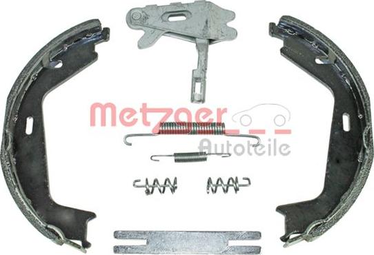 Metzger 0152025 - Bremžu loku kompl., Stāvbremze www.autospares.lv