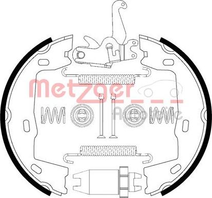 Metzger 0152021 - Bremžu loku kompl., Stāvbremze www.autospares.lv