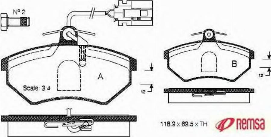 Metzger 0134.62 - Bremžu uzliku kompl., Disku bremzes www.autospares.lv