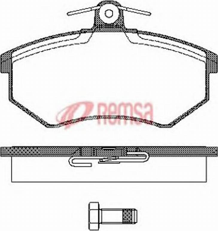 Metzger 0134.00 - Тормозные колодки, дисковые, комплект www.autospares.lv