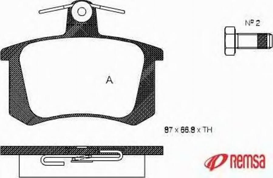 Metzger 013520 - Тормозные колодки, дисковые, комплект www.autospares.lv