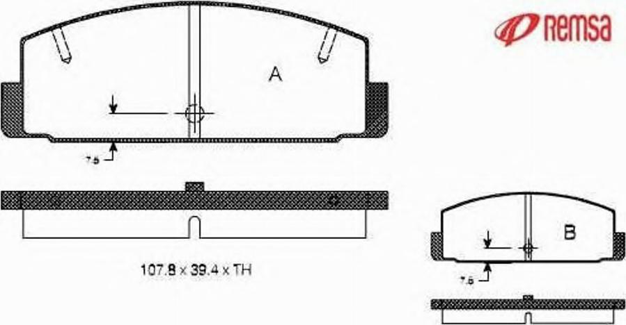 Metzger 017910 - Bremžu uzliku kompl., Disku bremzes www.autospares.lv