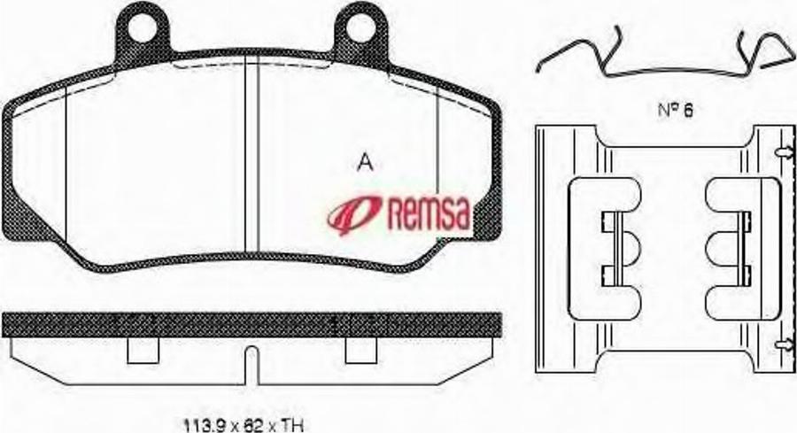 Metzger 017620 - Bremžu uzliku kompl., Disku bremzes www.autospares.lv