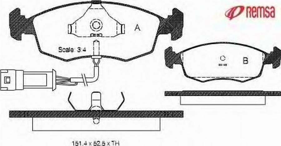 Metzger 017200 - Bremžu uzliku kompl., Disku bremzes autospares.lv