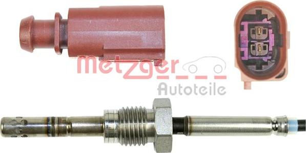 Metzger 0894072 - Датчик, температура выхлопных газов www.autospares.lv