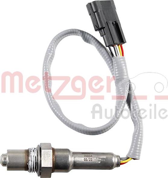 Metzger 0895634 - Lambda zonde www.autospares.lv