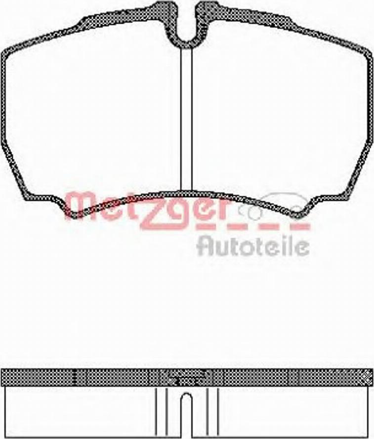 Metzger 084900 - Brake Pad Set, disc brake www.autospares.lv