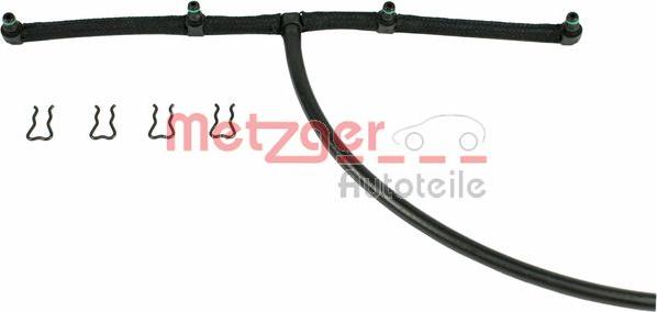 Metzger 0840021 - Šļūtene, Degvielas noplūde www.autospares.lv