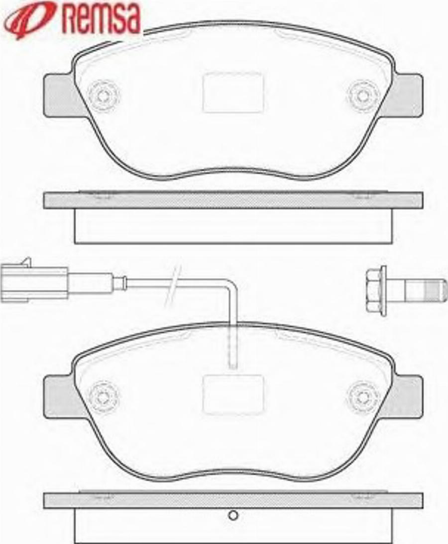 Metzger 085911 - Тормозные колодки, дисковые, комплект www.autospares.lv