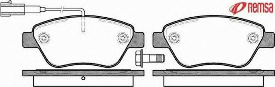 Metzger 085811 - Brake Pad Set, disc brake www.autospares.lv