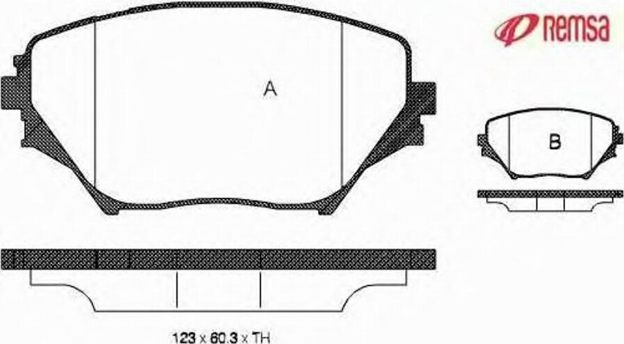 Metzger 081300 - Brake Pad Set, disc brake www.autospares.lv