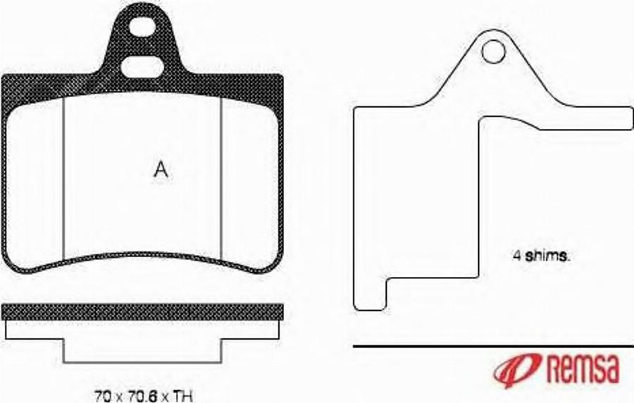 Metzger 083000 - Bremžu uzliku kompl., Disku bremzes autospares.lv