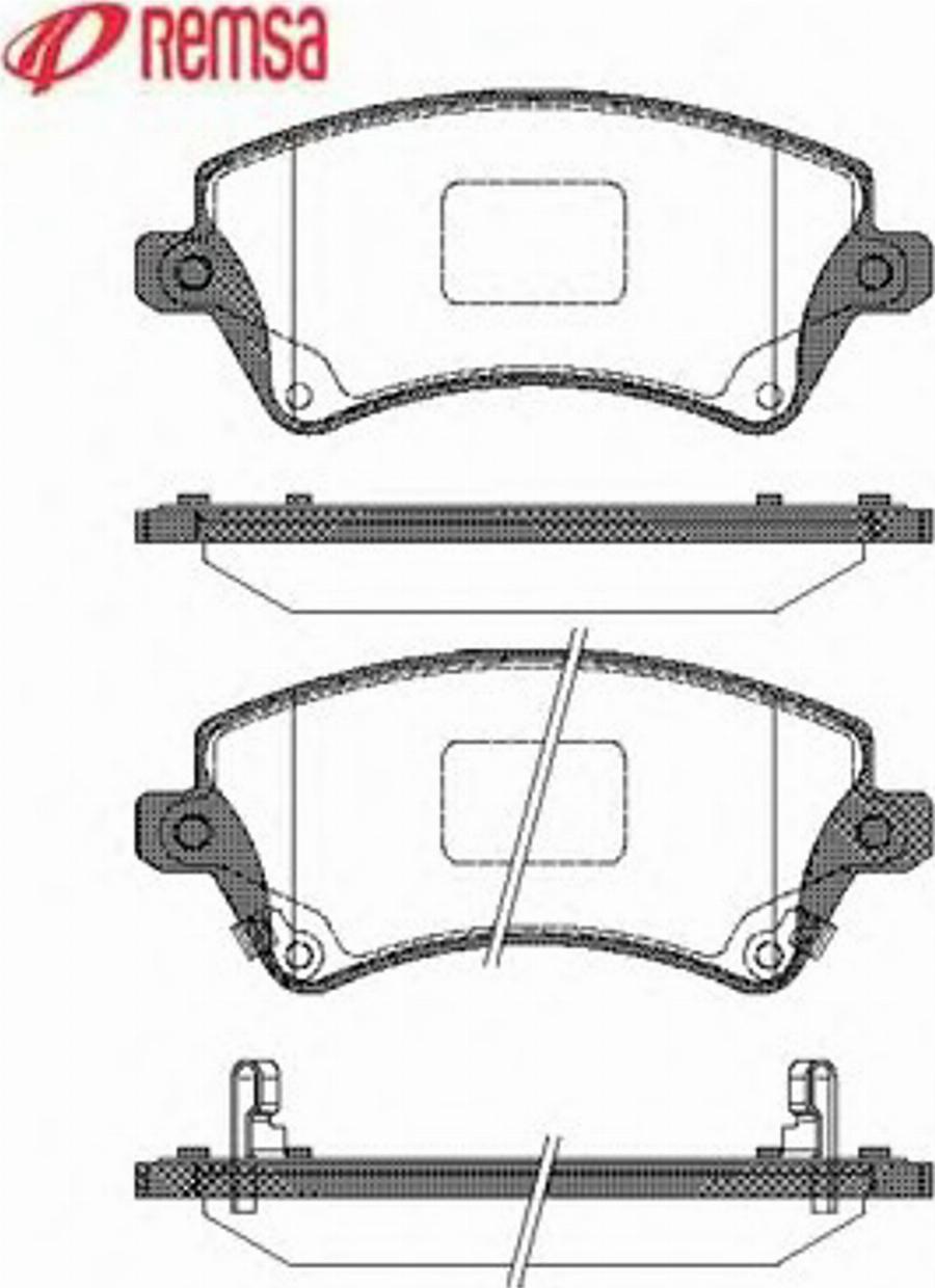 Metzger 082212 - Bremžu uzliku kompl., Disku bremzes www.autospares.lv