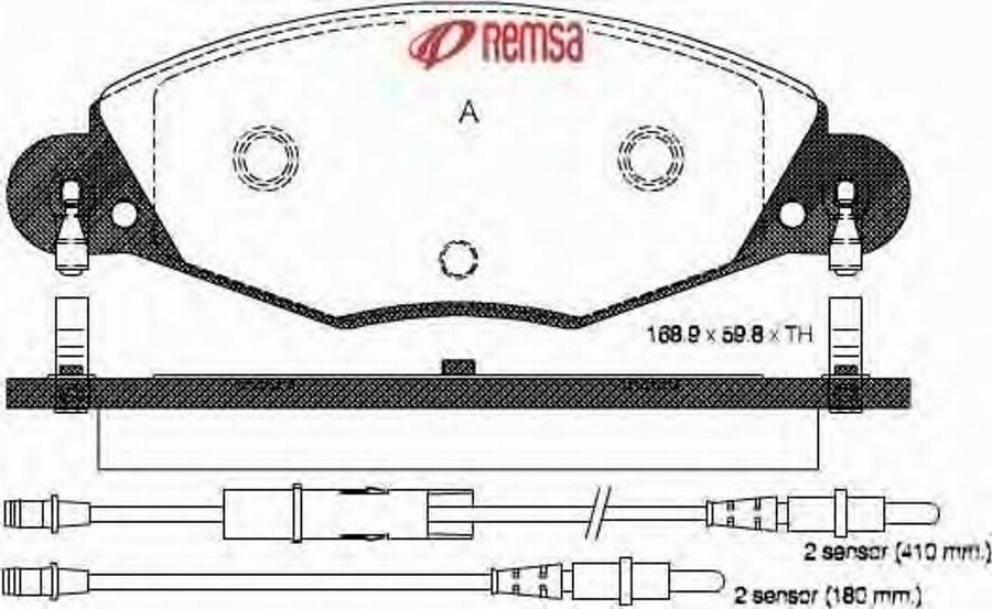 Metzger 082704 - Bremžu uzliku kompl., Disku bremzes autospares.lv