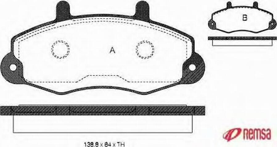 Metzger 039100 - Bremžu uzliku kompl., Disku bremzes www.autospares.lv